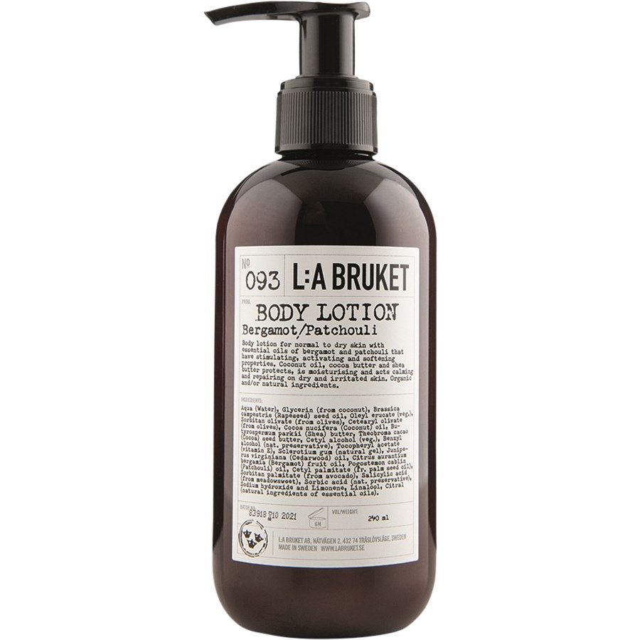 L:A BRUKET 093 Body Lotion Bergamot/Patchouli Balsamy do ciała 240 ml Damski