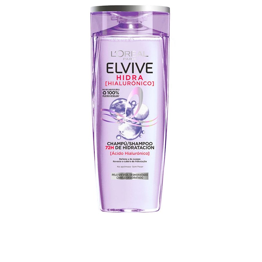 L’Oréal Paris ELVIVE HYDRA HYALURONIC szampon 72h nawilżenie Szampony 690 ml Damski