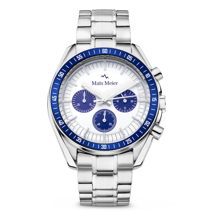 Mats Meier Mężczyźnizegarek Mats Meier Arosa Racing złoto - stal nierdzewna Zegarki męskie 1 ct Męskie