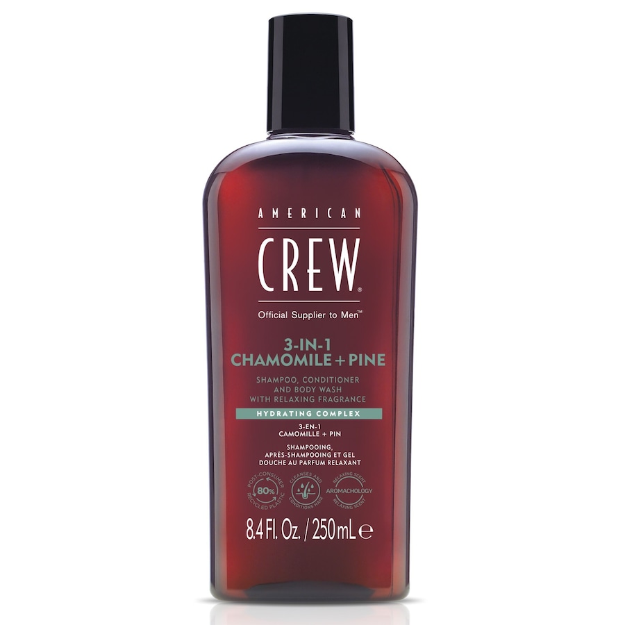 American Crew 3In1 Chamomile & Pine Conditioner, Body Wash & Szampony 250 ml Męskie