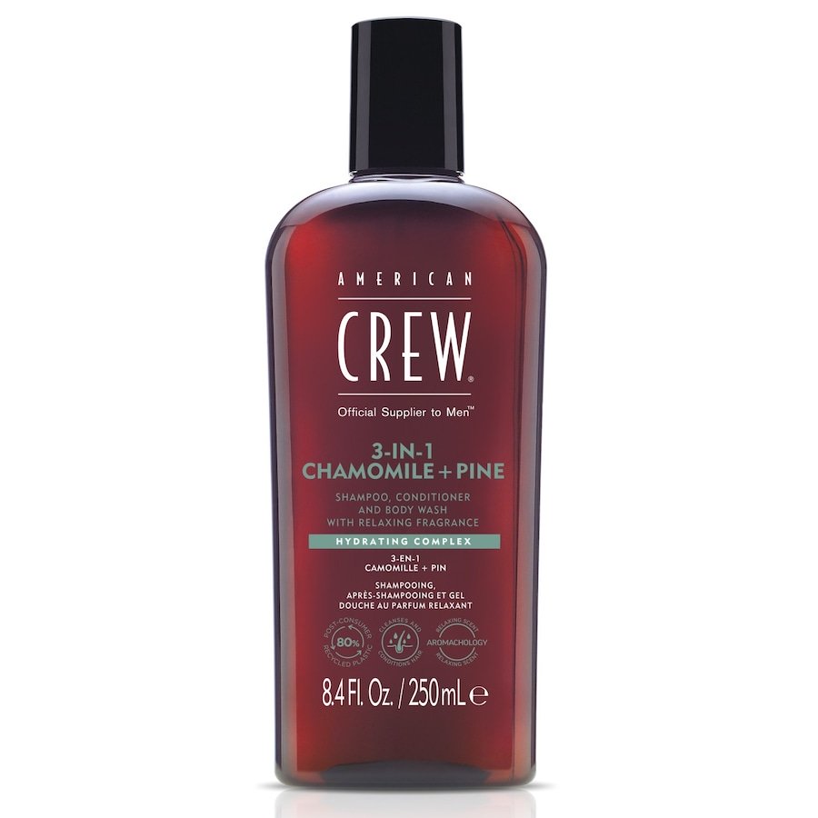American Crew 3In1 Chamomile & Pine Conditioner, Body Wash & Szampony 250 ml Męskie