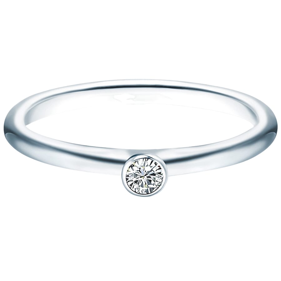 Trilani Srebrny pierścionek srebro wysokiej próby Cyrkonia srebrny Pierścionki 1 ct Damski