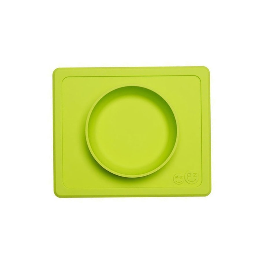 EZPZ EZPZ Silikonowa miseczka z podkładką 2w1 Mini Bowl zielony Akcesoria 1 ct