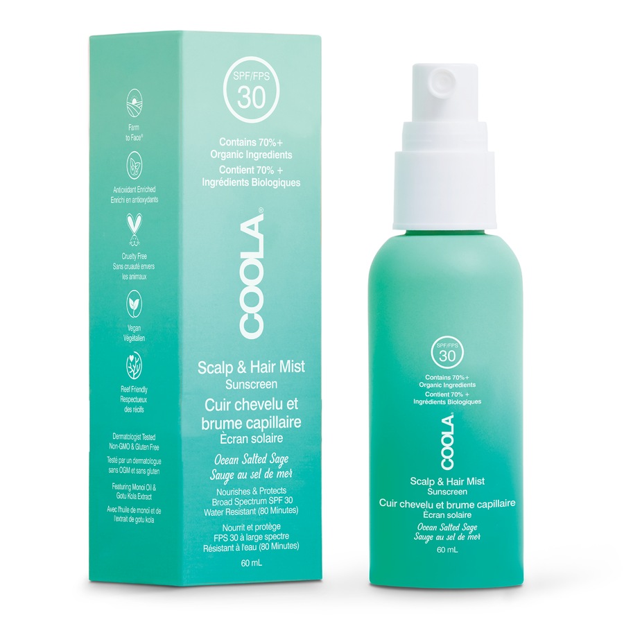 Coola Classic SPF 30 Organic Scalp & Hair Mist Ochrona przeciwsłoneczna 59 ml