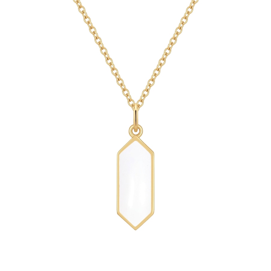 Glanzstücke München Łańcuszek Srebro wysokiej próby Żółte złoto Naszyjniki 1 ct Damski