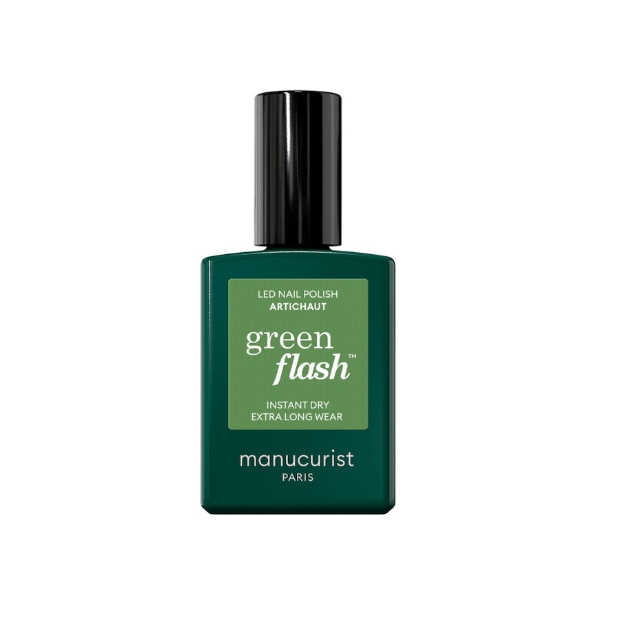 manucurist green flash Flash Instant Dry Extra Long Wear Lakiery do paznokci 15 ml ZIELONY