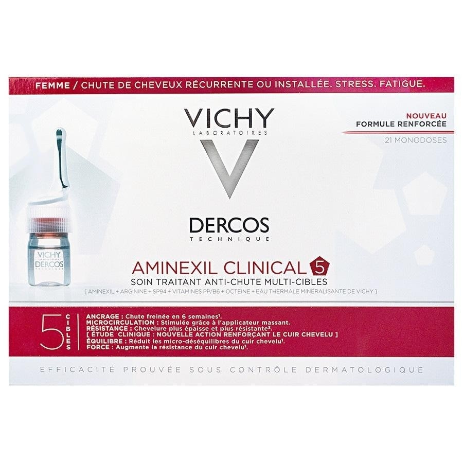 Vichy Dercos Aminexil Clinical 5 Maski do włosów 1 ct Damski