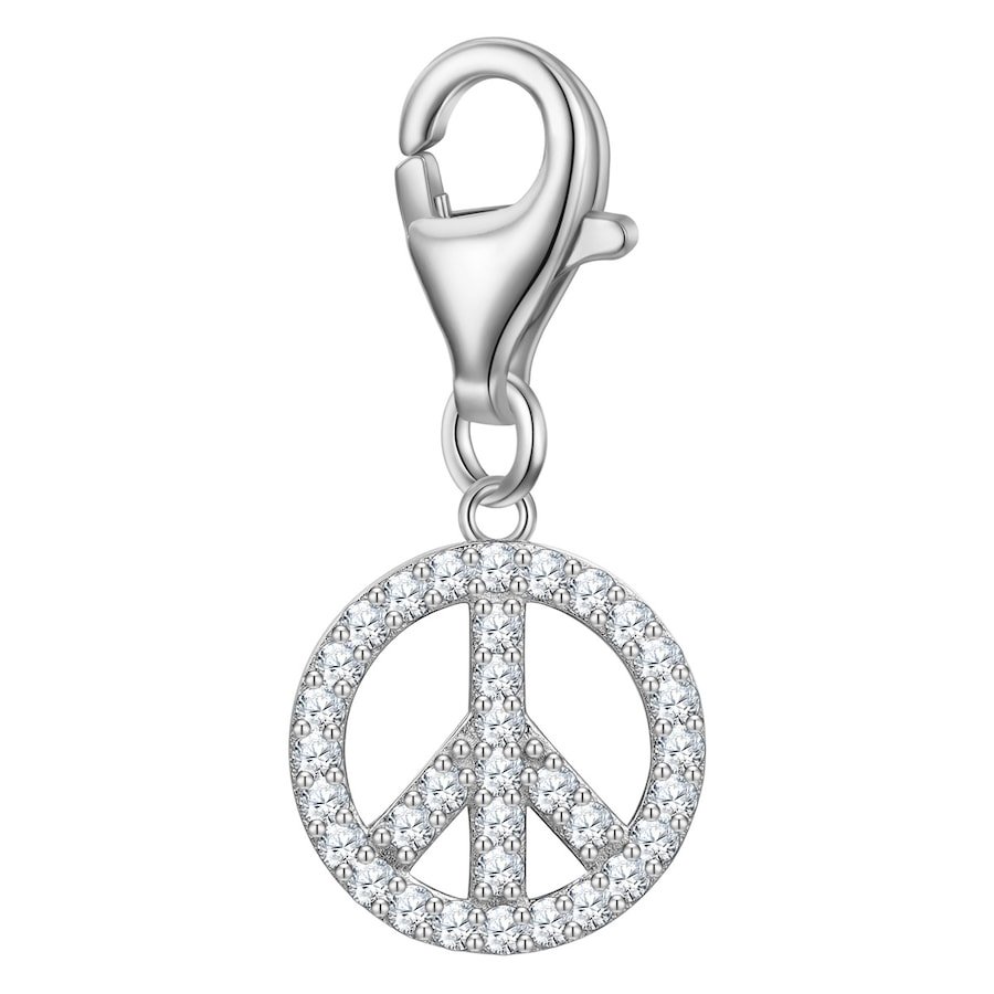 Glanzstücke München Charm Peace Srebro wysokiej próby Srebrny Wisiorki 1 ct Damski