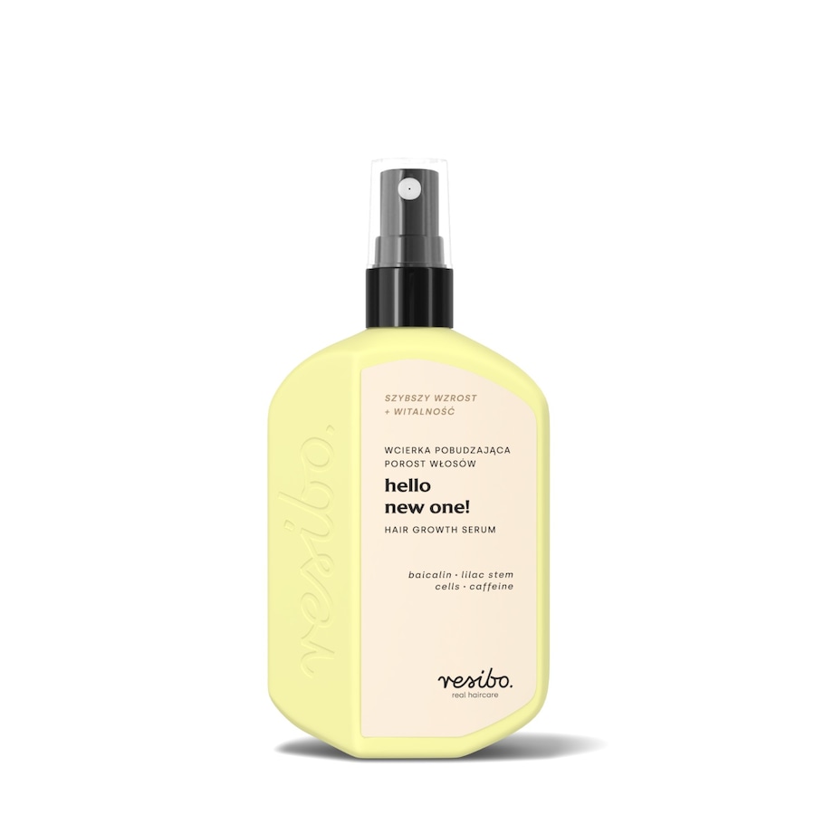 Resibo HELLO NEW ONE wcierka pobudzająca porost włosów 90 ml Oczyszczanie skóry głowy