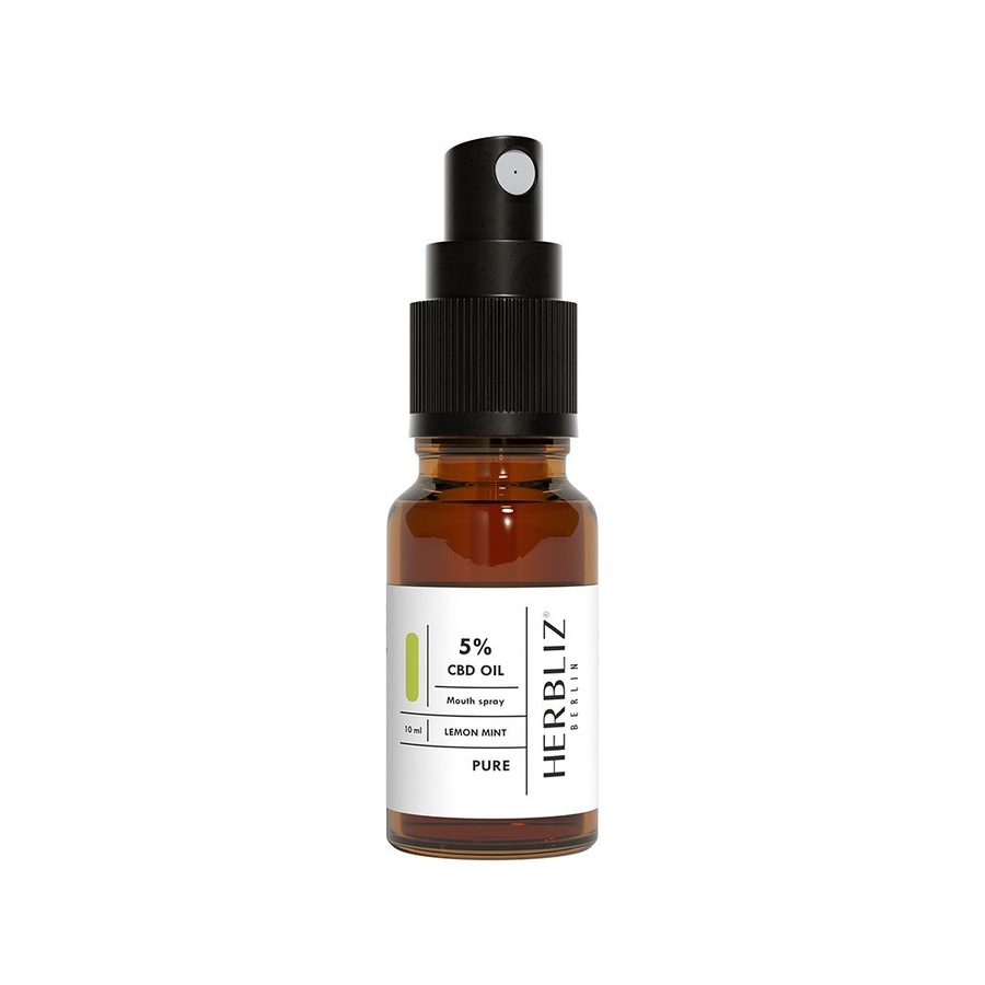 HERBLIZ Olej CBD Lemon Mint 5% Witaminy i substancje witalne 10 ml