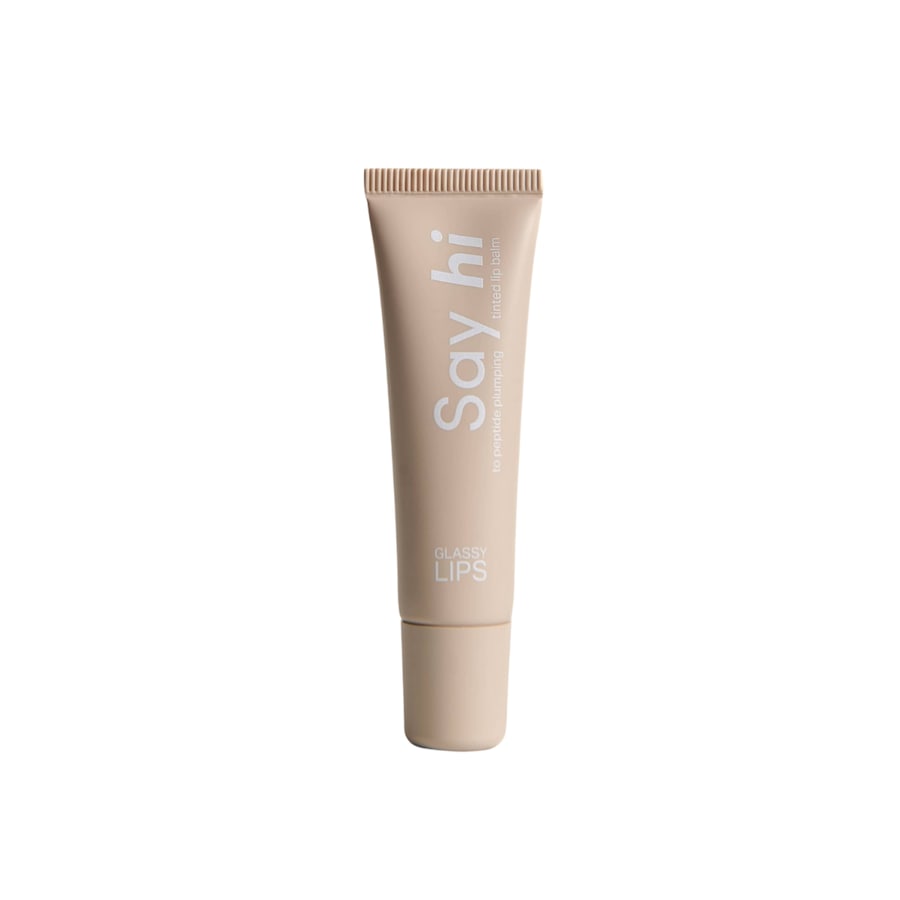 Say hi GLASSY LIPS NUDE koloryzujący balsam do ust z peptydem Błyszczyki 10 ml