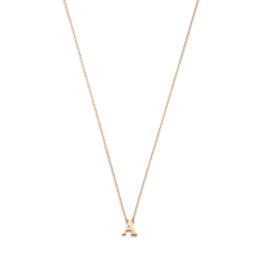 Isabel Bernard Naszyjnik Isabel Bernard La Concorde Chloé - 14-karatowe różowe złoto Letter A - Z Naszyjniki 1 ct Damski