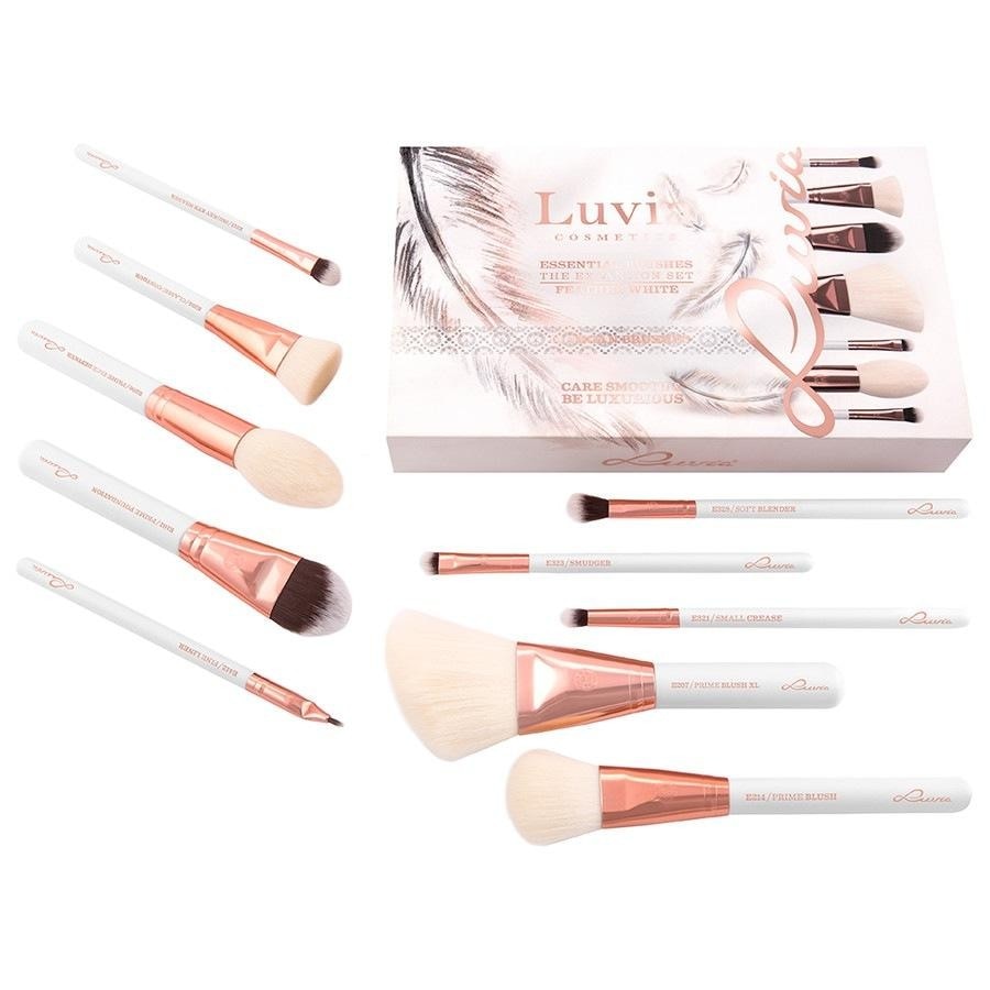 Luvia Essential Brushes - Expansion Set - Feather White Zestawy pędzli do makijażu 1 ct 1 szt.