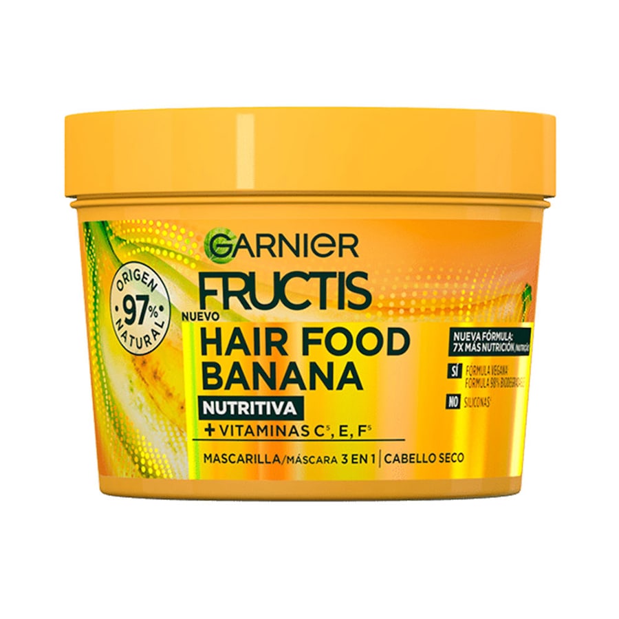 Garnier FRUCTIS HAIR FOOD BANANA ultra odżywcza maska Maski do włosów 390 ml Damski