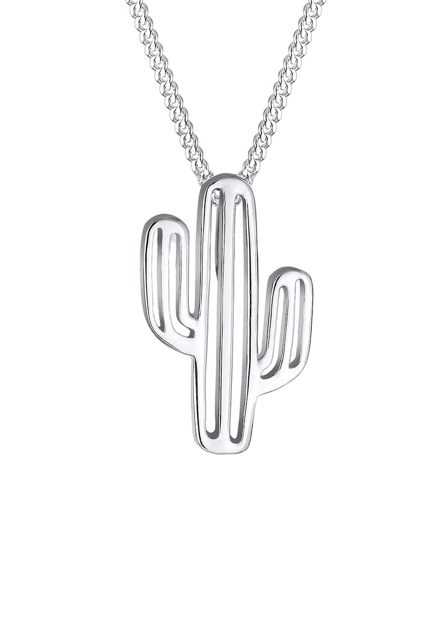 Elli Damski Kaktus Pustynia Boho w srebrze próby 925 Sterling Silver Naszyjniki 1 ct