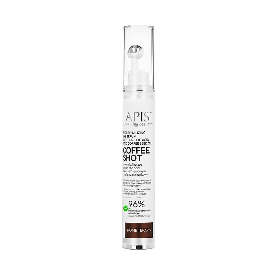 Apis COFFEE SHOT / Home terApis Biorewitalizujące serum pod oczy z kwasem kawowym i olejem z nasion kawy / 10 ml Serum pod oczy Damski