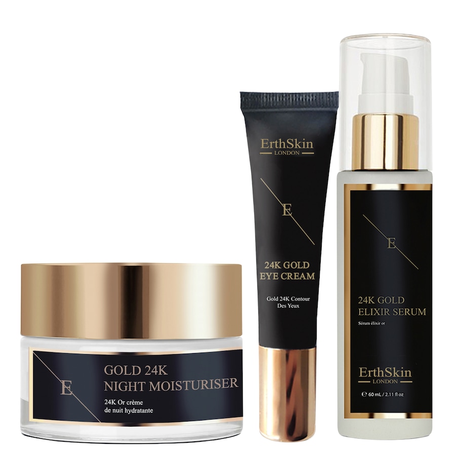 ErthSkin London 24-karatowe złoto, pełna twarz Trio Serum przeciwzmarszczkowe 1 ct Damski