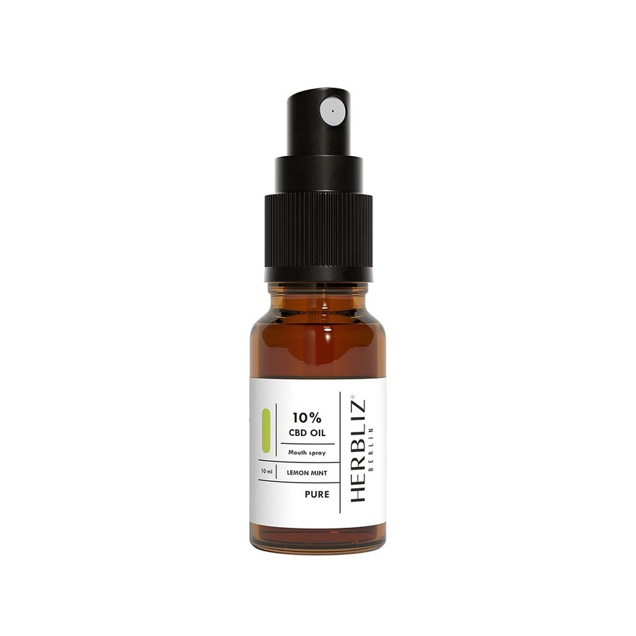 HERBLIZ Olej CBD Lemon Mint 5% Witaminy i substancje witalne 10 ml