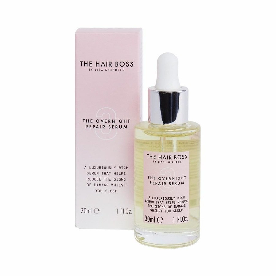 The Hair Boss Serum odbudowujące na noc Olejki i serum do włosów 30 ml