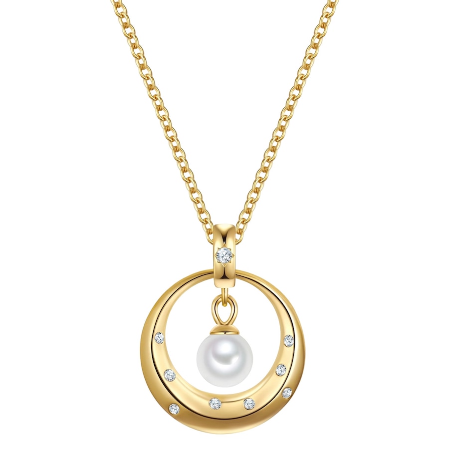 Rafaela Donata Łańcuszek z Srebro wysokiej próby w Żółte złoto Naszyjniki 1 ct Damski