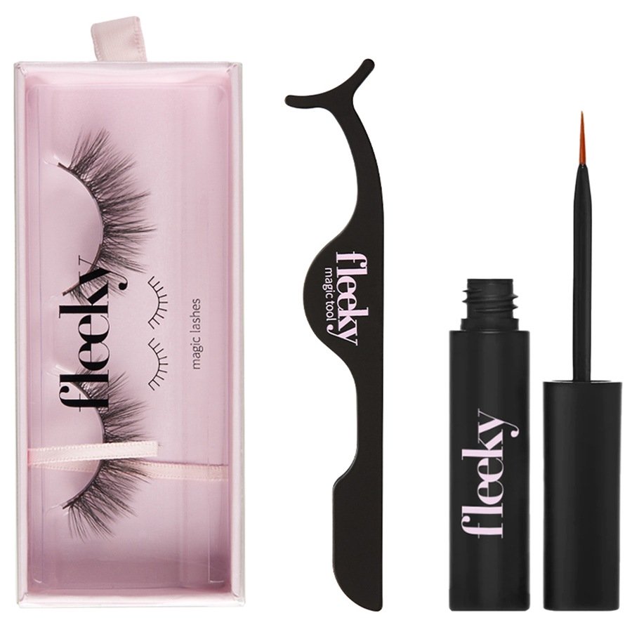 Fleeky Sztuczne Rzęsy Kit - Lashes z Klejem i Aplikatorem Sztuczne rzęsy 1 ct #04 - Babe