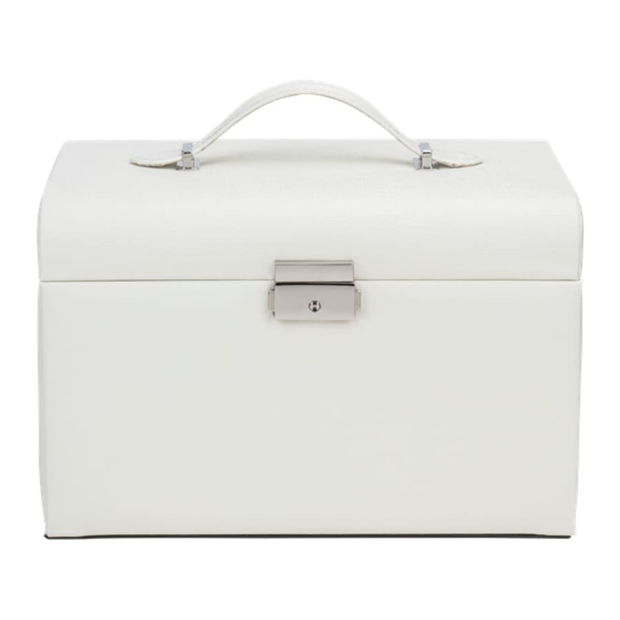 UNIQ UNIQ Leder-Schmuckkästchen mit 20 Fächern - Czarna Zestawy 1 ct Damski