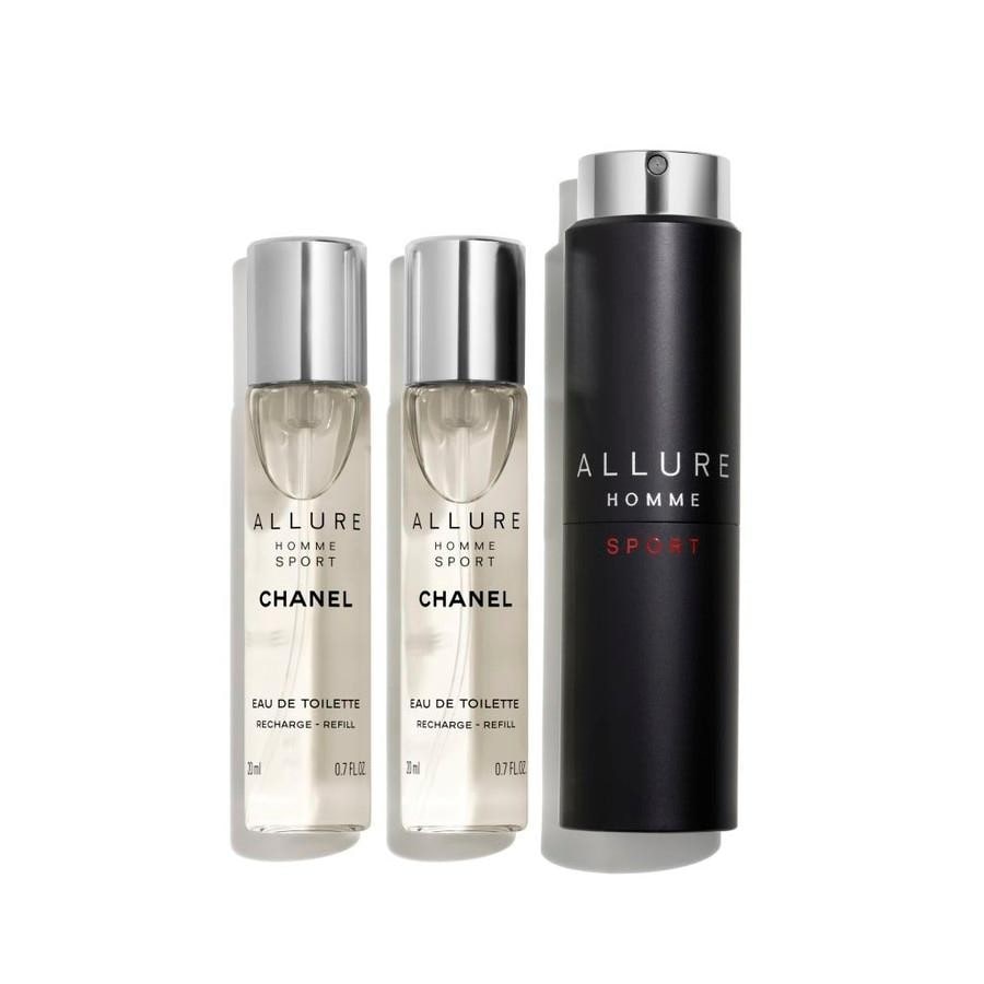 CHANEL ALLURE HOMME SPORT ZESTAW WYMIENNYCH WKŁADÓW TWIST AND SPRAY – WODA TOALETOWA 60 ml Męskie