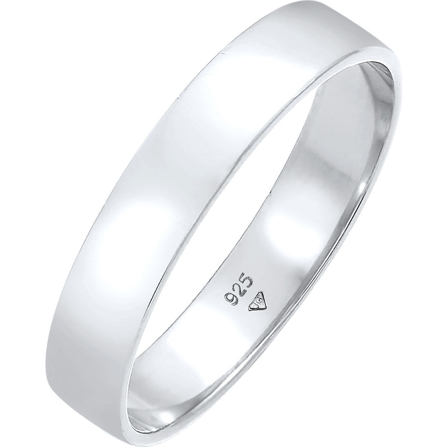 KUZZOI Męski pierścień Minimal Basic Friendship w srebrze 925 Sterling Silver Pierścionki 1 ct Męskie