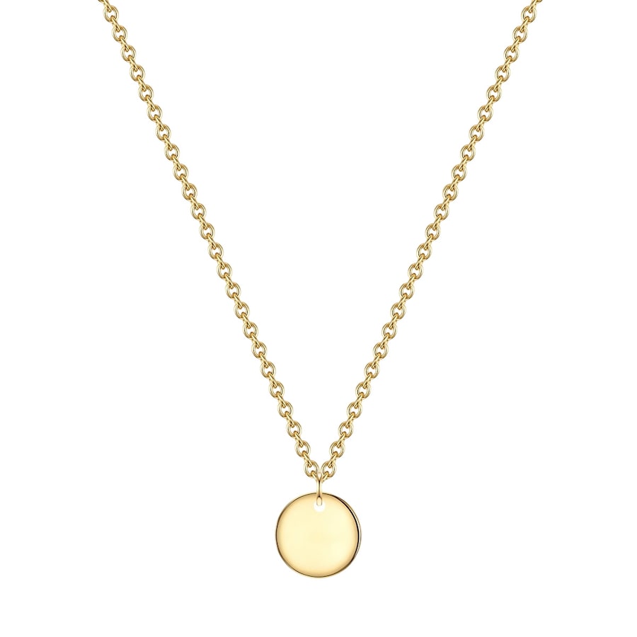 Glanzstücke München Łańcuszek Okrag Srebro wysokiej próby Srebrny Naszyjniki 1 ct Damski