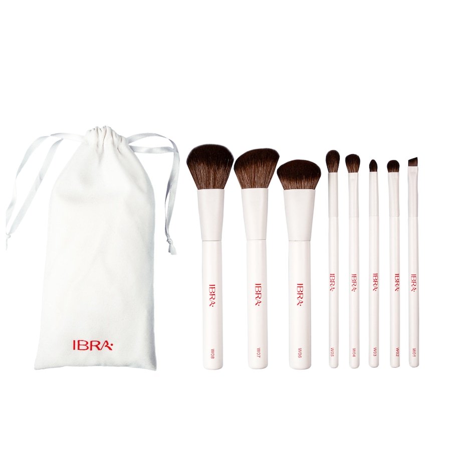 Ibra BRUSH SET WHITE Zestawy pędzli do makijażu 1 ct 1 szt.