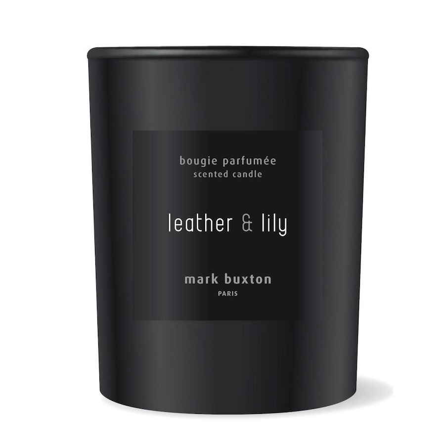 Mark Buxton Perfumes Black Collection Leather & Lily Świeczki 180 g