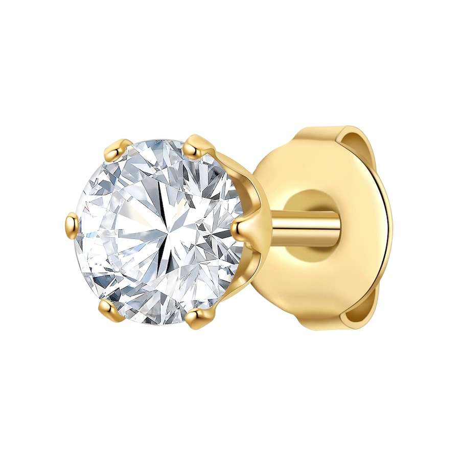 True Rebels Kolczyki Stal nierdzewna Żółte złoto 1 ct Męskie