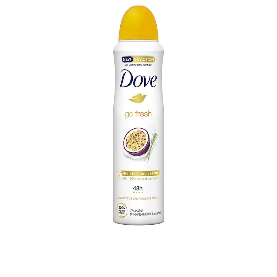 Dove GO FRESH dezodorant z marakui i trawy cytrynowej Dezodoranty 200 ml Damski