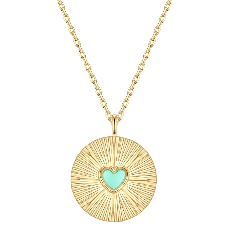 Glanzstücke München Łańcuszek Srebro wysokiej próby Żółte złoto Naszyjniki 1 ct Damski