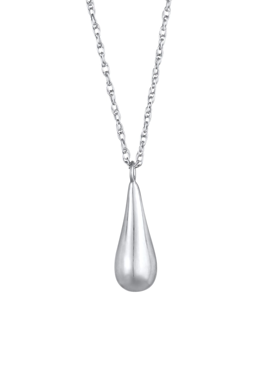 Elli Damski wisiorek skręcony kropla ze srebra próby 925 Sterling Silver Naszyjniki 1 ct