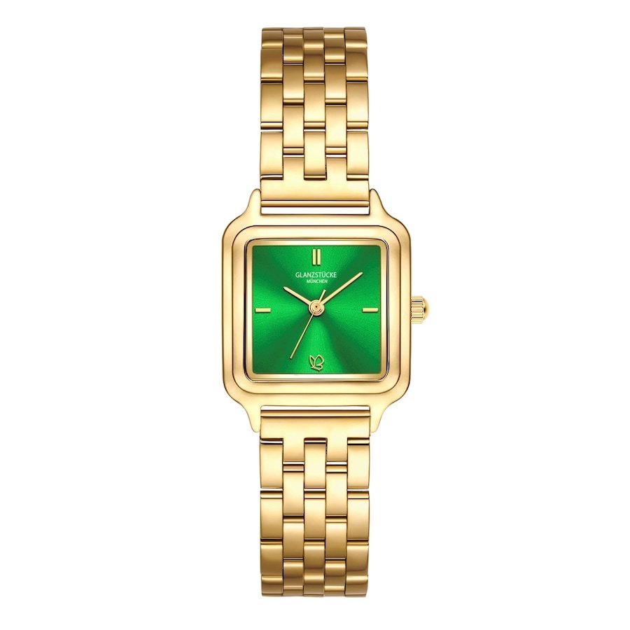 Glanzstücke München Zegarek na reke ze stali nierdzewnej w kolorze zlotym Zegarki damskie 1 ct Damski