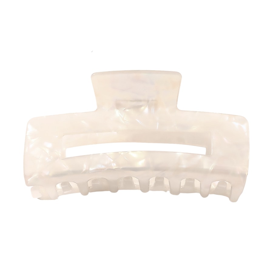 Chris Rubin Chris Rubin Ruby spinka klamra do włosów - Biały Marmur Klamry i spinki do włosów 1 ct Biały Damski