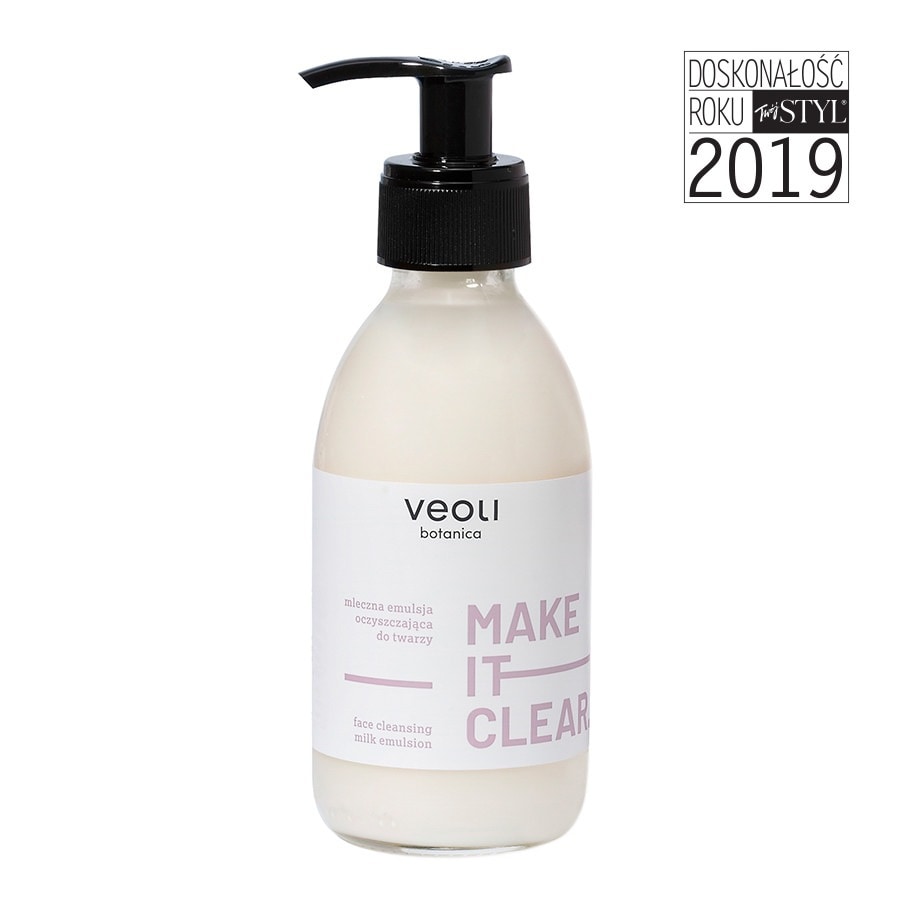 Veoli Botanica MAKE IT CLEAR Mleczna emulsja oczyszczająca do twarzy Mleczka do twarzy 200 ml