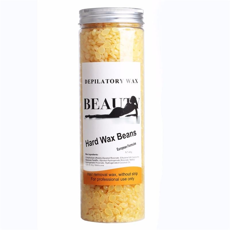 UNIQ UNIQ Pearl Wax Twardy wosk perłowy 400g Golarki i depilatory Jasnobrązowy