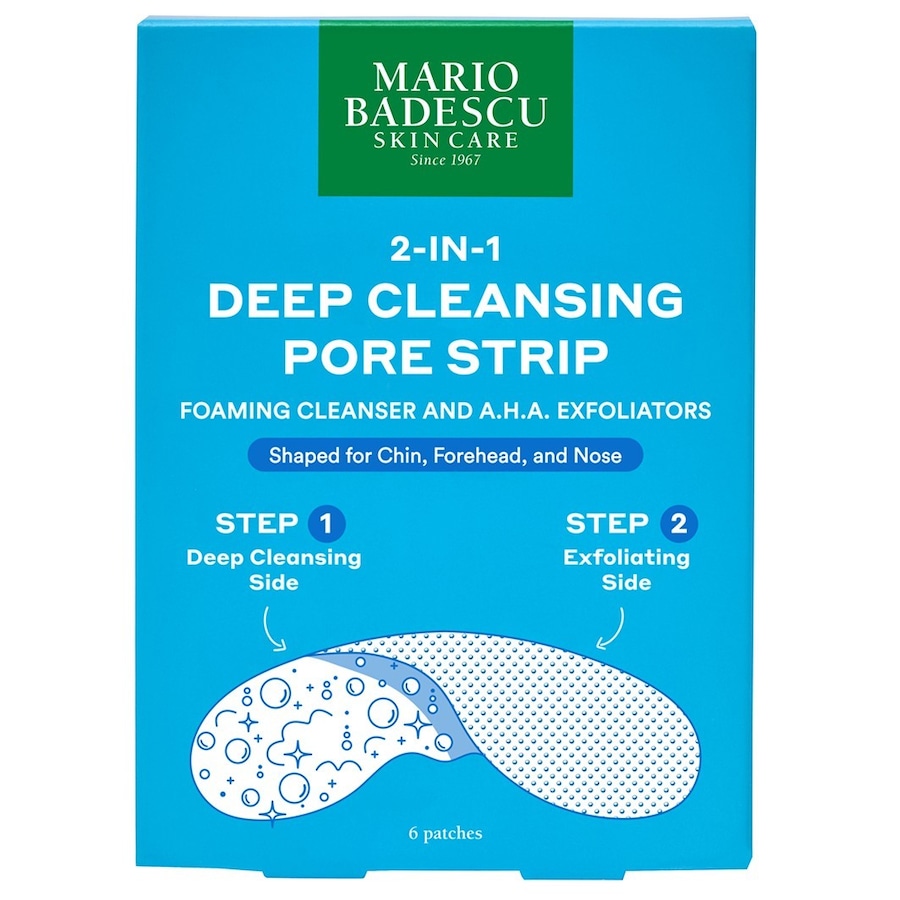 Mario Badescu 2-In-1 Deep Cleansing Pore Strip Pianki do twarzy 1 ct