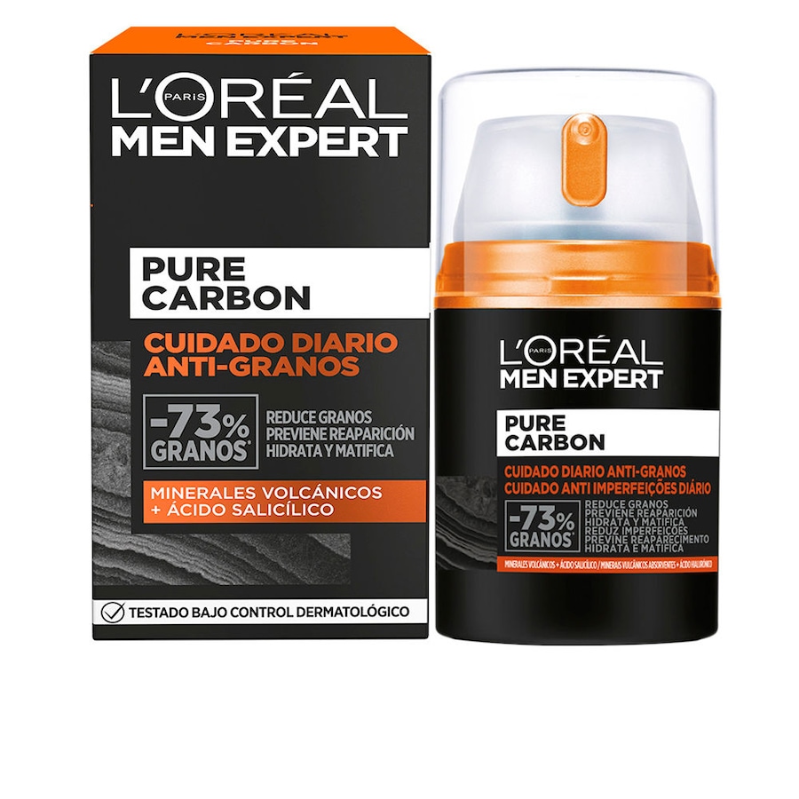 L´Oréal Men Expert MEN EXPERT czysty węgiel do codziennej pielęgnacji przeciw pryszczom Pielęgnacja twarzy 50 ml Męskie