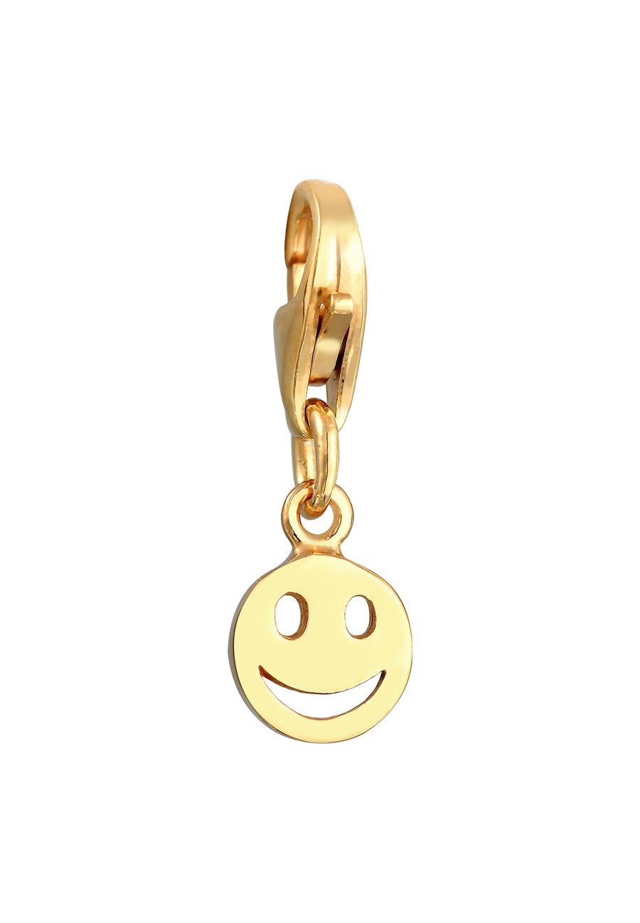 Nenalina Damski Charm z smiling face Basic w srebrze próby 925 Sterling Silver Wisiorki 1 ct