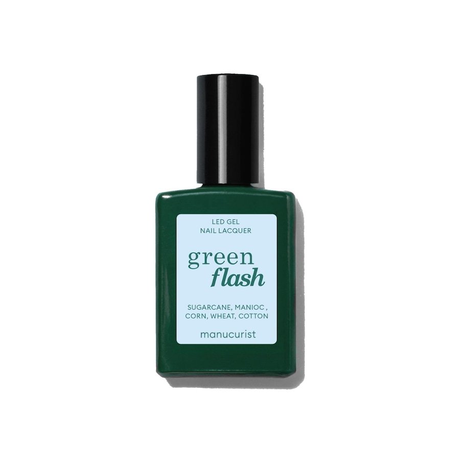 manucurist green flash LED gel Lakiery do paznokci 15 ml Light Blue