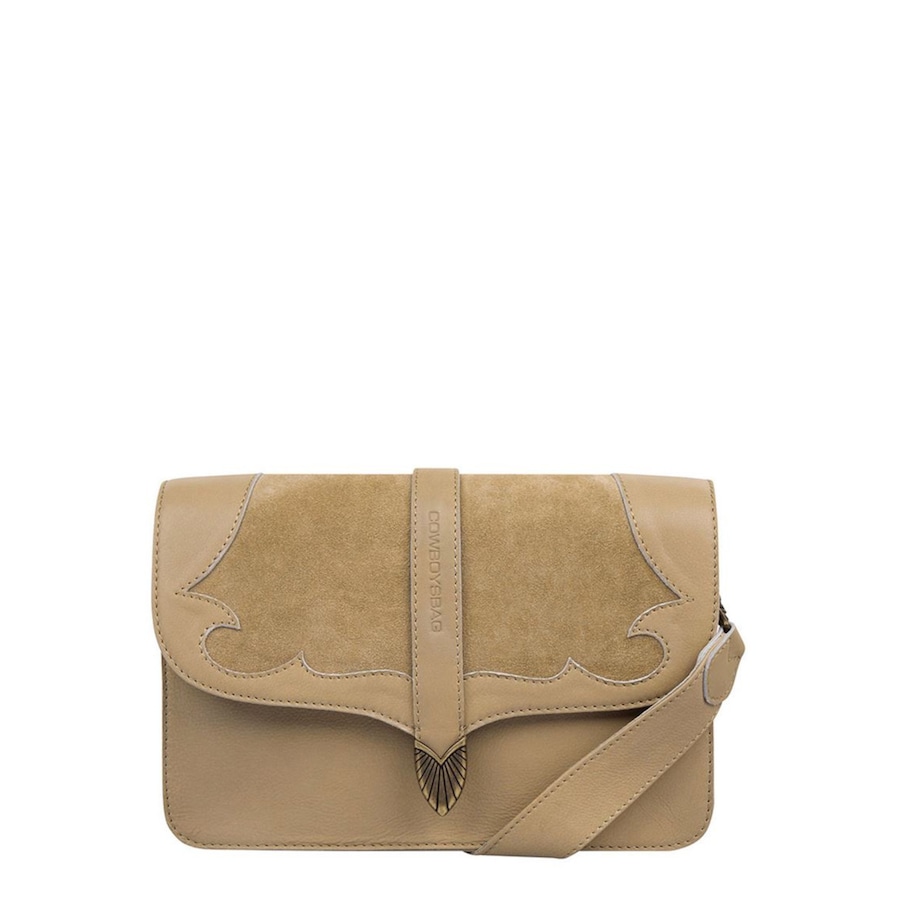 Cowboysbag Torba przez ramię Cowboysbag Valley beżowy - skóra Torby na ramię 1 ct Nude Damski