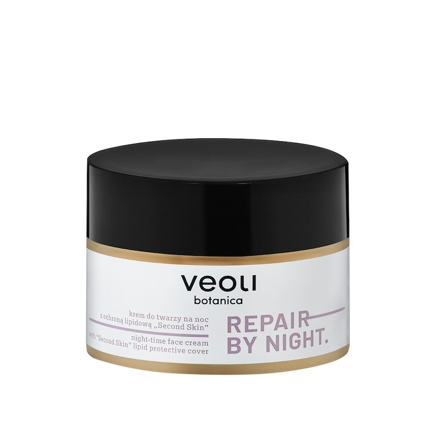 Veoli Botanica REPAIR BY NIGHT Krem do twarzy na noc z ochroną lipidową “Second Skin” Kremy na noc 50 ml