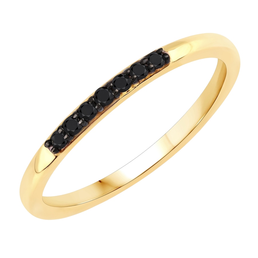 Rafaela Donata Pierścionek Srebro wysokiej próby Żółte złoto Pierścionki 1 ct Damski