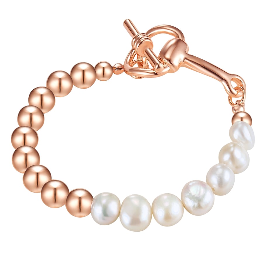 Lulu & Jane Mosiadz Perła hodowlana słodkowodna Bransoletki 1 ct Damski