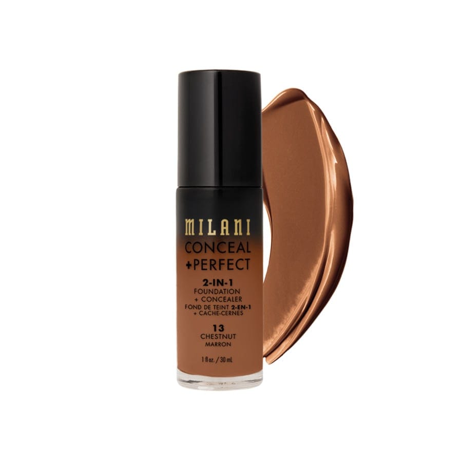 Milani Conceal + Perfect 2-in-1 Foundation + Concealer Podkłady 30 ml CHESTNUT