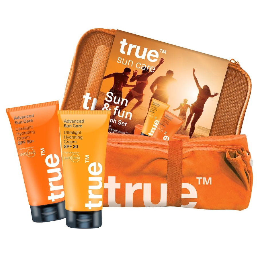 TRUE MEN SKIN CARE Beach & Fun set Cream SPF30 + SPF 50+ Ochrona przeciwsłoneczna 1 ct