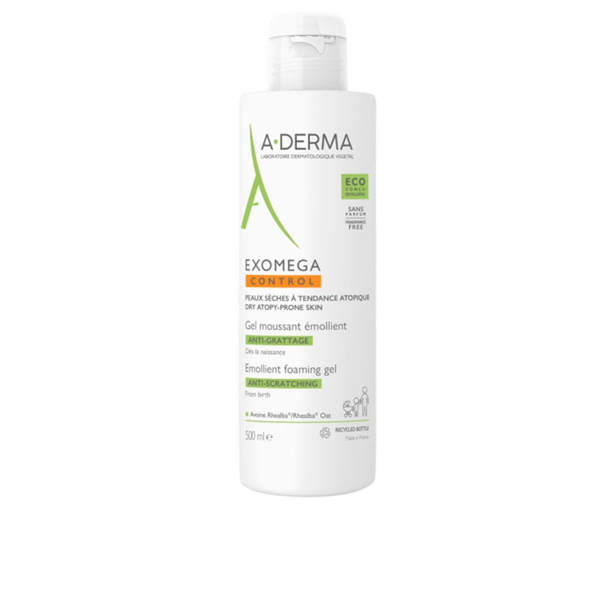 A-DERMA EXOMEGA Control emolientowy żel w piance Żele i mydła do mycia dla niemowląt 500 ml